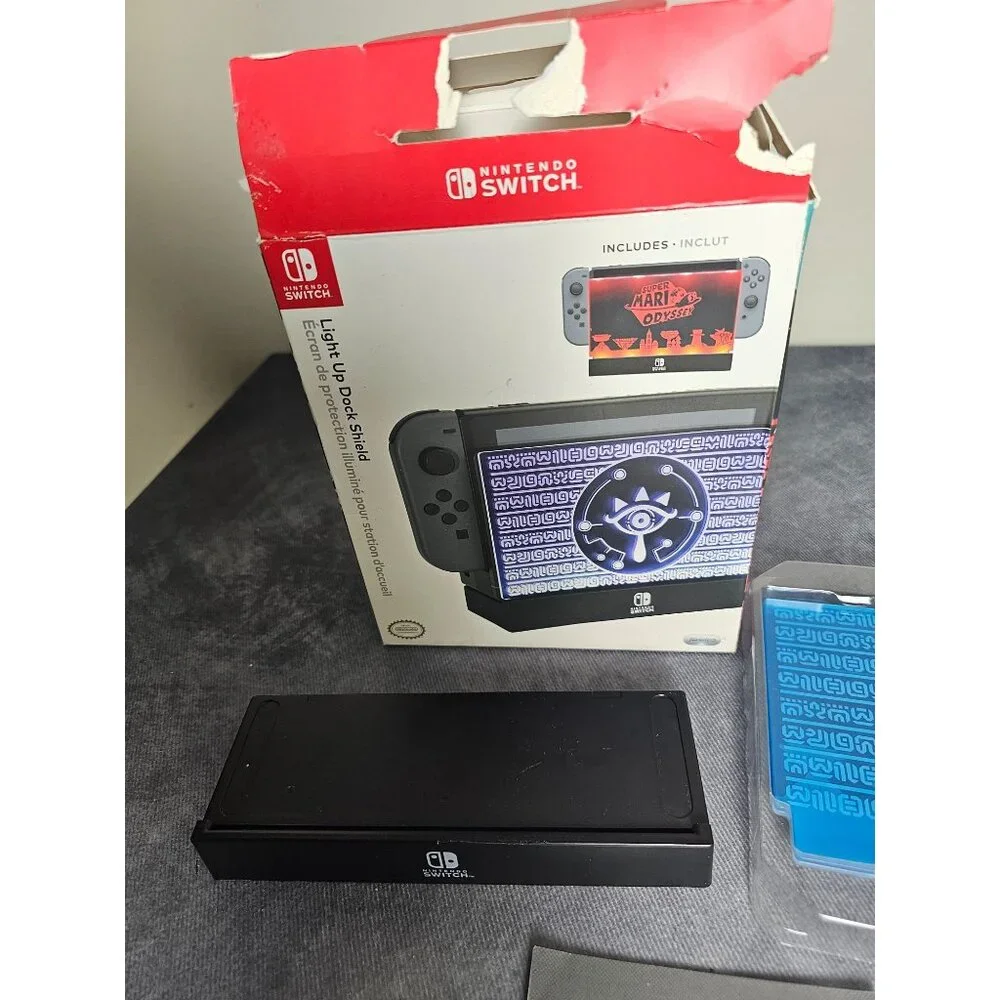 Nintendo Switch The Legend of Zelda - PDP Light Up Dock Shield - Open Box!